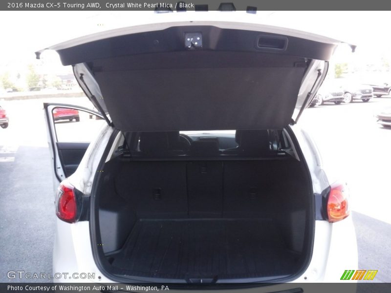 Crystal White Pearl Mica / Black 2016 Mazda CX-5 Touring AWD