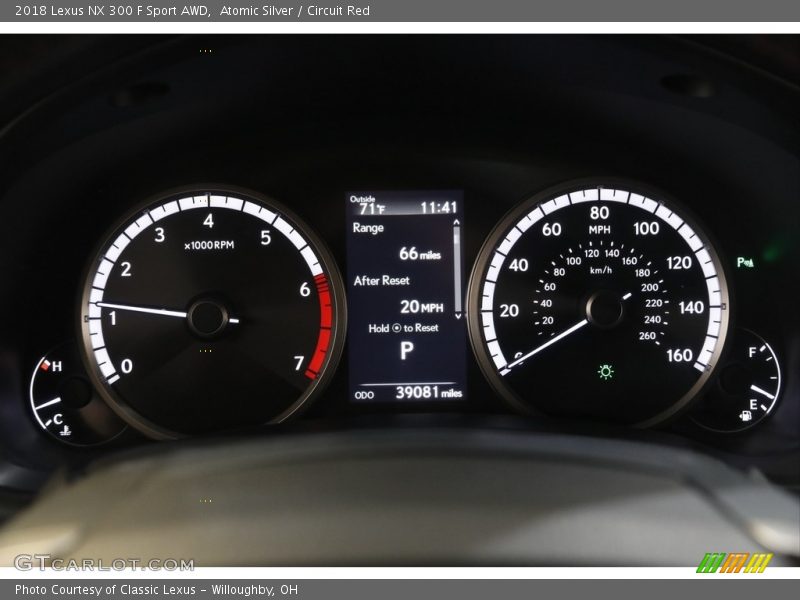 Atomic Silver / Circuit Red 2018 Lexus NX 300 F Sport AWD