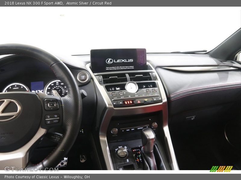 Atomic Silver / Circuit Red 2018 Lexus NX 300 F Sport AWD