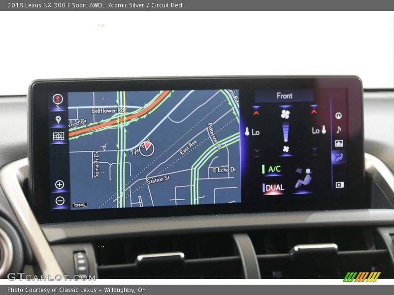 Atomic Silver / Circuit Red 2018 Lexus NX 300 F Sport AWD