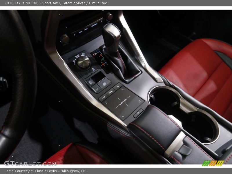 Atomic Silver / Circuit Red 2018 Lexus NX 300 F Sport AWD