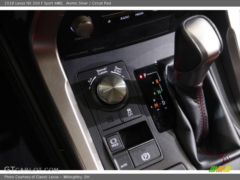 Atomic Silver / Circuit Red 2018 Lexus NX 300 F Sport AWD