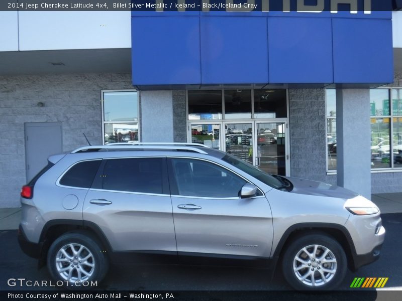 Billet Silver Metallic / Iceland - Black/Iceland Gray 2014 Jeep Cherokee Latitude 4x4