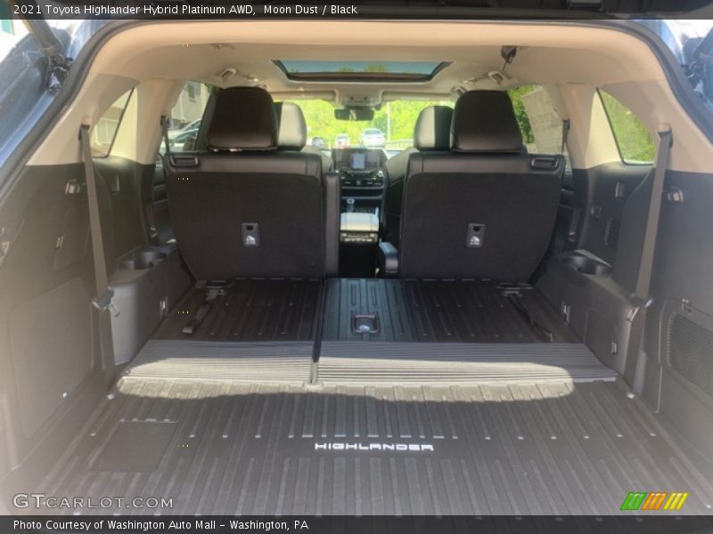 Moon Dust / Black 2021 Toyota Highlander Hybrid Platinum AWD