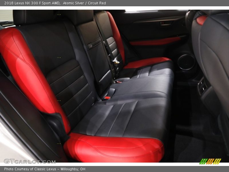 Atomic Silver / Circuit Red 2018 Lexus NX 300 F Sport AWD
