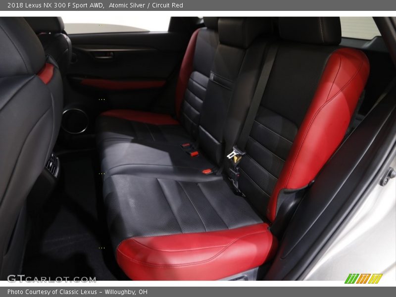Atomic Silver / Circuit Red 2018 Lexus NX 300 F Sport AWD