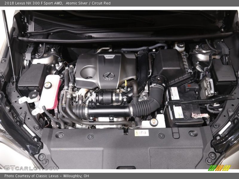 Atomic Silver / Circuit Red 2018 Lexus NX 300 F Sport AWD