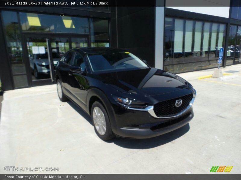 Jet Black Mica / Black 2021 Mazda CX-30 Preferred AWD