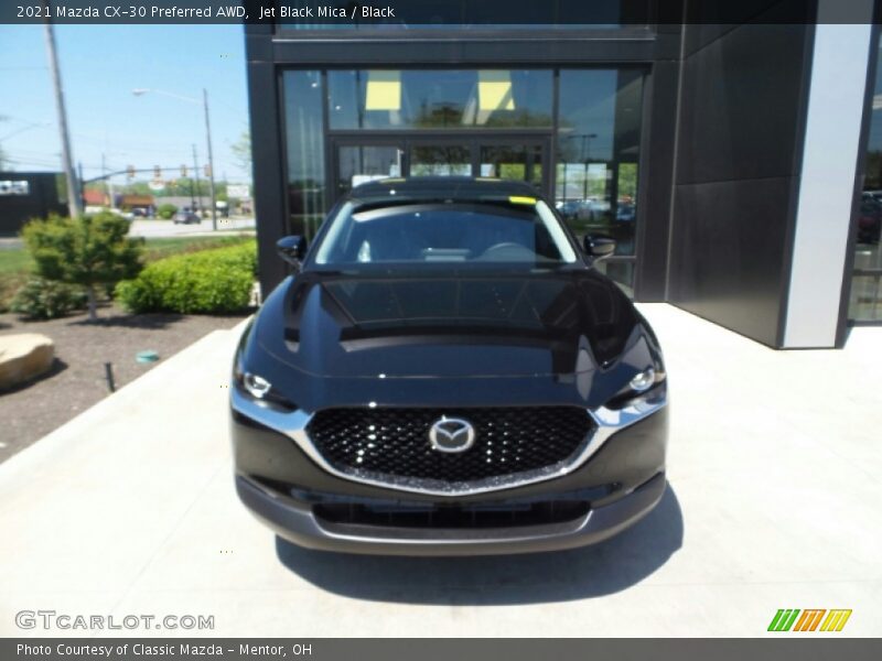 Jet Black Mica / Black 2021 Mazda CX-30 Preferred AWD