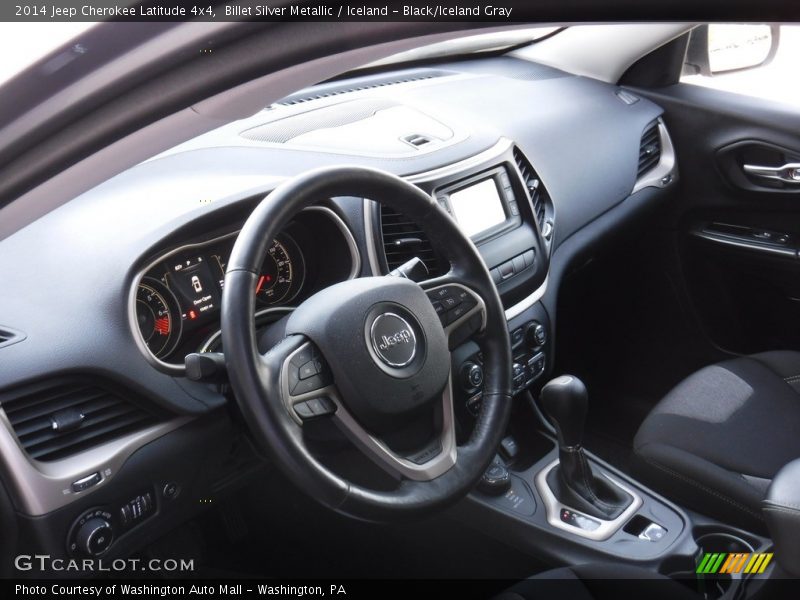 Billet Silver Metallic / Iceland - Black/Iceland Gray 2014 Jeep Cherokee Latitude 4x4