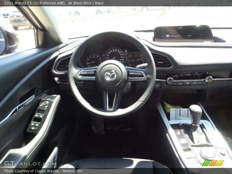 Jet Black Mica / Black 2021 Mazda CX-30 Preferred AWD