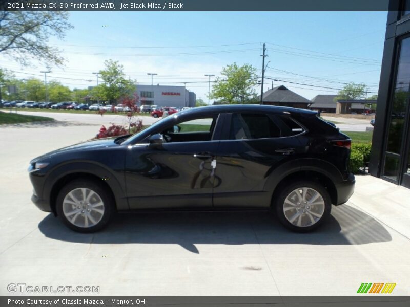 Jet Black Mica / Black 2021 Mazda CX-30 Preferred AWD