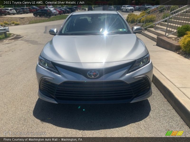 Celestial Silver Metallic / Ash 2021 Toyota Camry LE AWD
