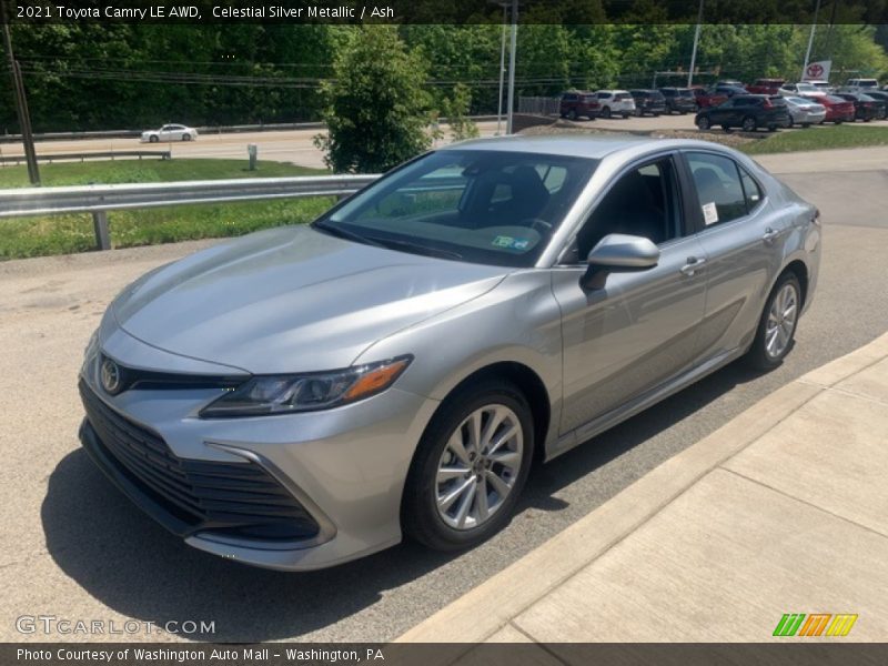 Celestial Silver Metallic / Ash 2021 Toyota Camry LE AWD