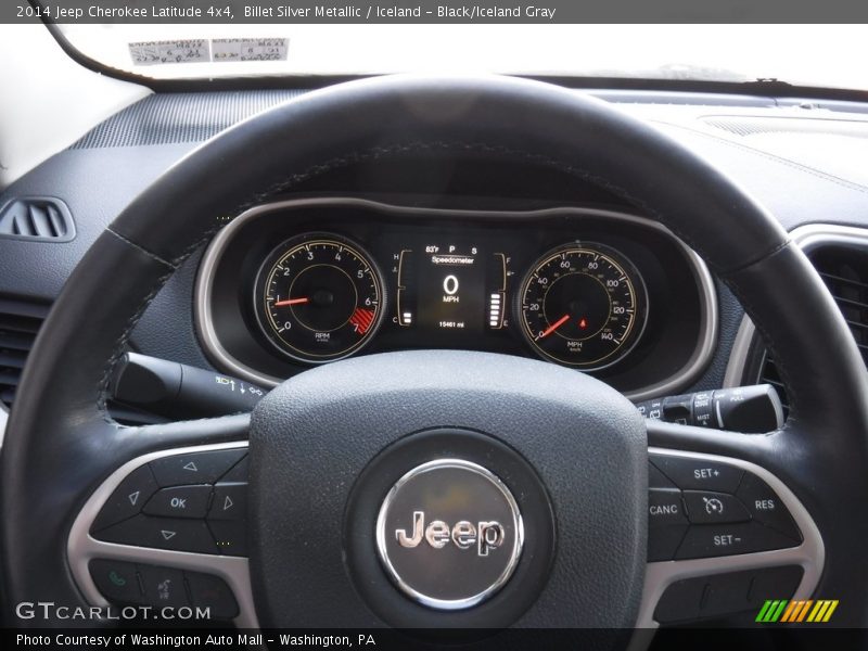Billet Silver Metallic / Iceland - Black/Iceland Gray 2014 Jeep Cherokee Latitude 4x4