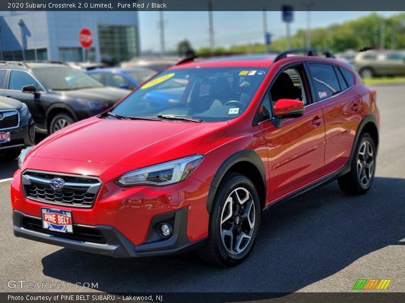 Pure Red / Black 2020 Subaru Crosstrek 2.0 Limited