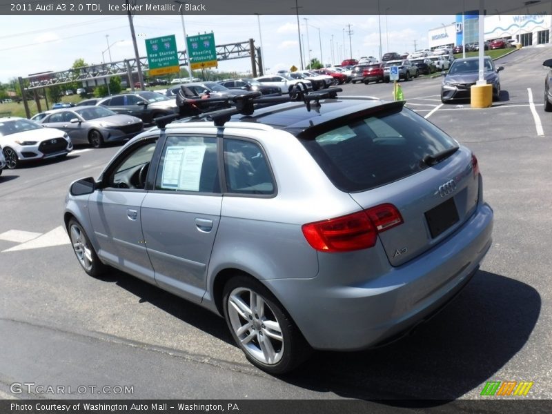 Ice Silver Metallic / Black 2011 Audi A3 2.0 TDI