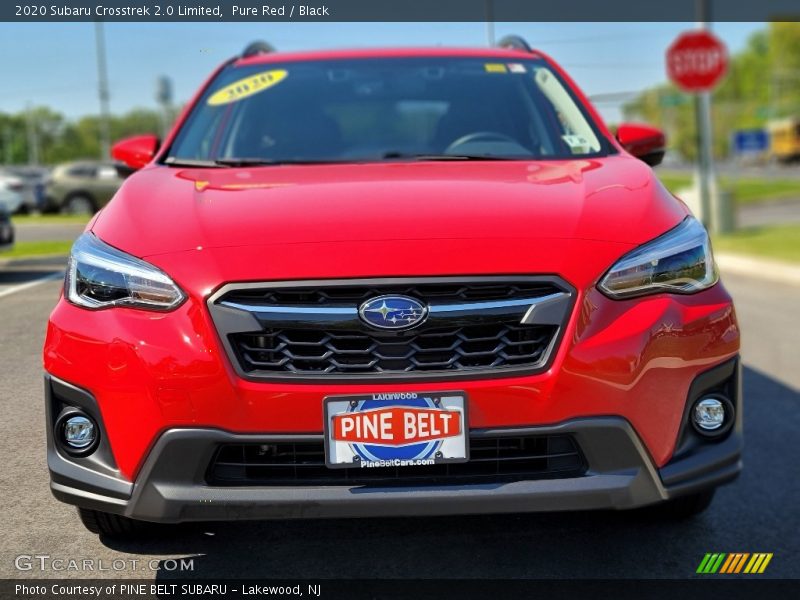 Pure Red / Black 2020 Subaru Crosstrek 2.0 Limited