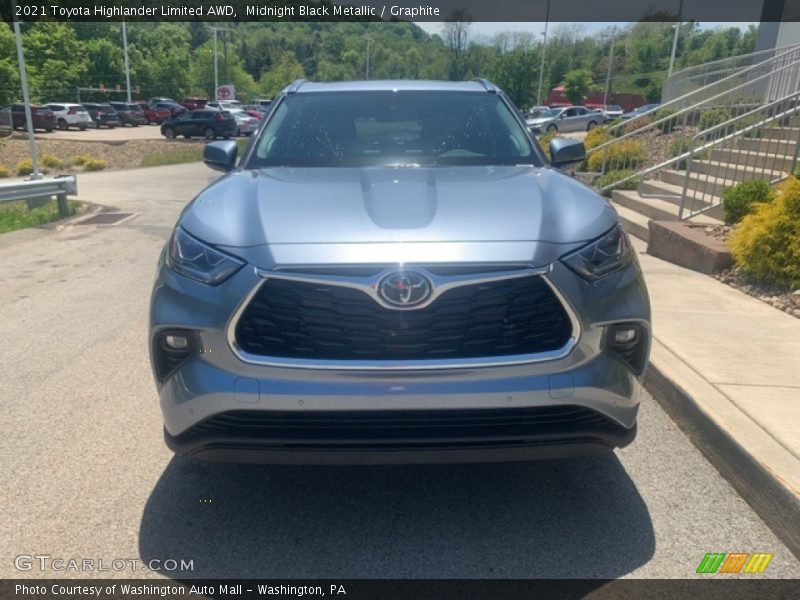 Midnight Black Metallic / Graphite 2021 Toyota Highlander Limited AWD