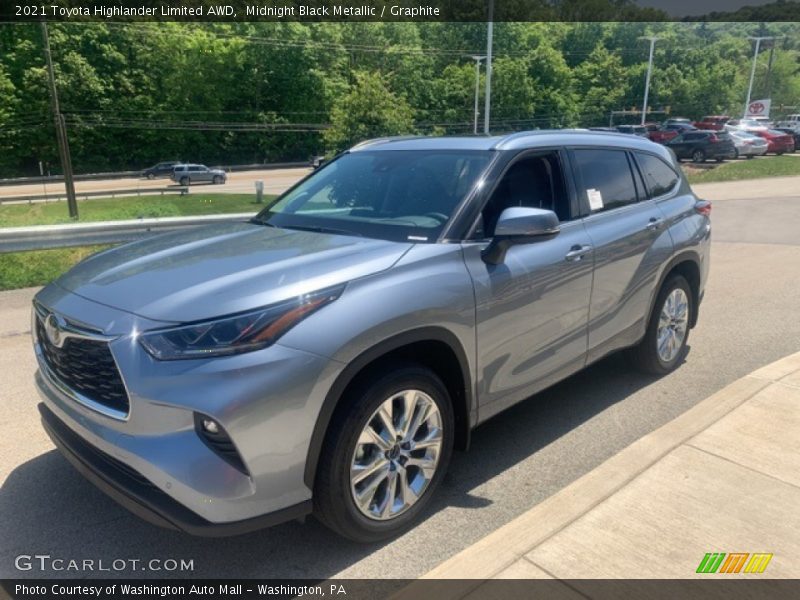 Midnight Black Metallic / Graphite 2021 Toyota Highlander Limited AWD