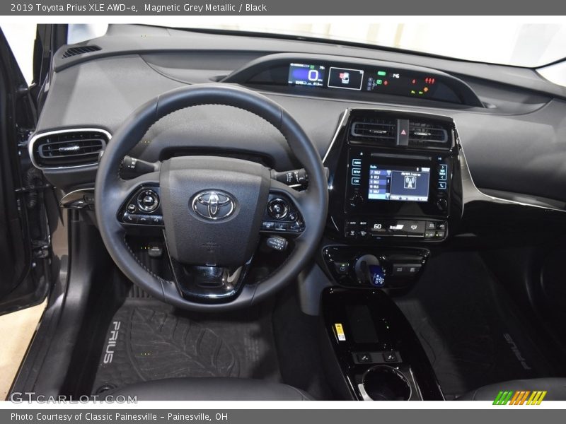 Magnetic Grey Metallic / Black 2019 Toyota Prius XLE AWD-e