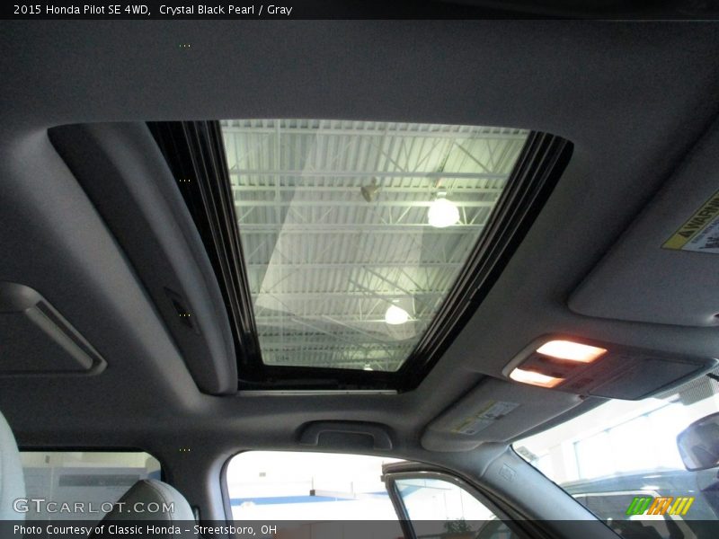 Sunroof of 2015 Pilot SE 4WD