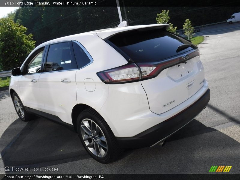 White Platinum / Ceramic 2016 Ford Edge Titanium