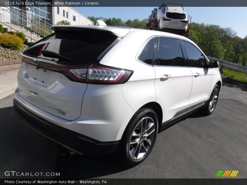 White Platinum / Ceramic 2016 Ford Edge Titanium