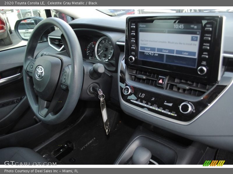 Controls of 2020 Corolla LE