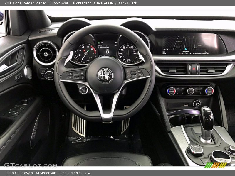 Dashboard of 2018 Stelvio Ti Sport AWD