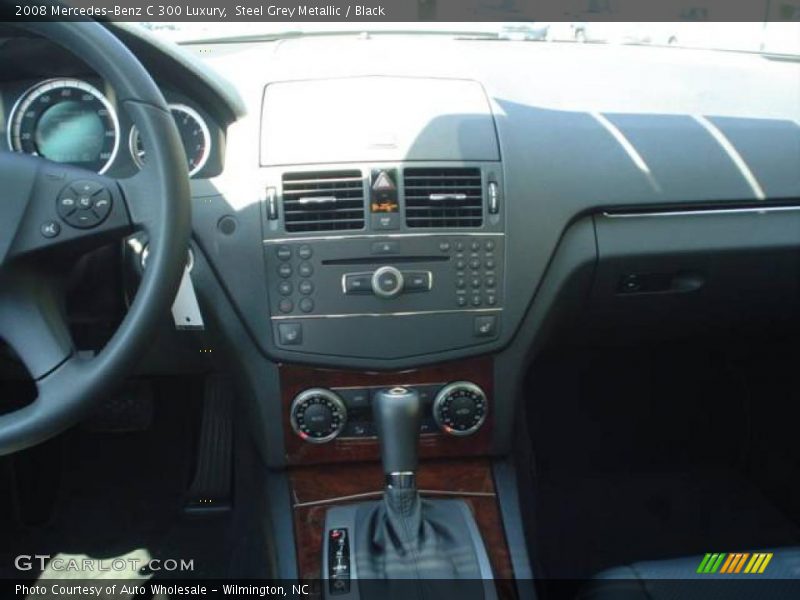 Steel Grey Metallic / Black 2008 Mercedes-Benz C 300 Luxury