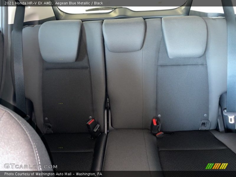 Aegean Blue Metallic / Black 2021 Honda HR-V EX AWD