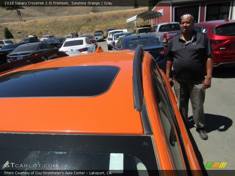 Sunshine Orange / Gray 2018 Subaru Crosstrek 2.0i Premium