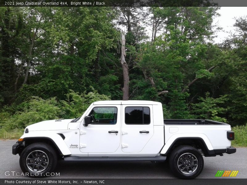 Bright White / Black 2021 Jeep Gladiator Overland 4x4