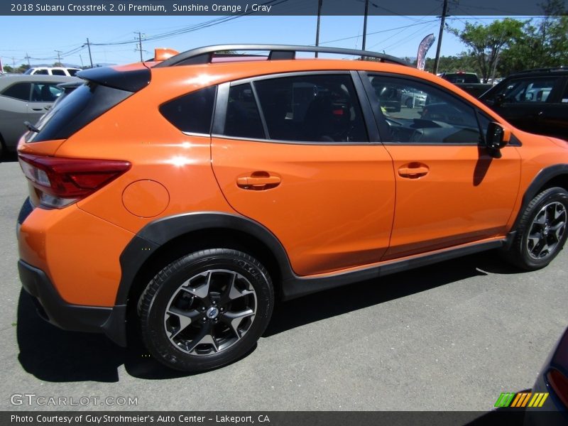 Sunshine Orange / Gray 2018 Subaru Crosstrek 2.0i Premium