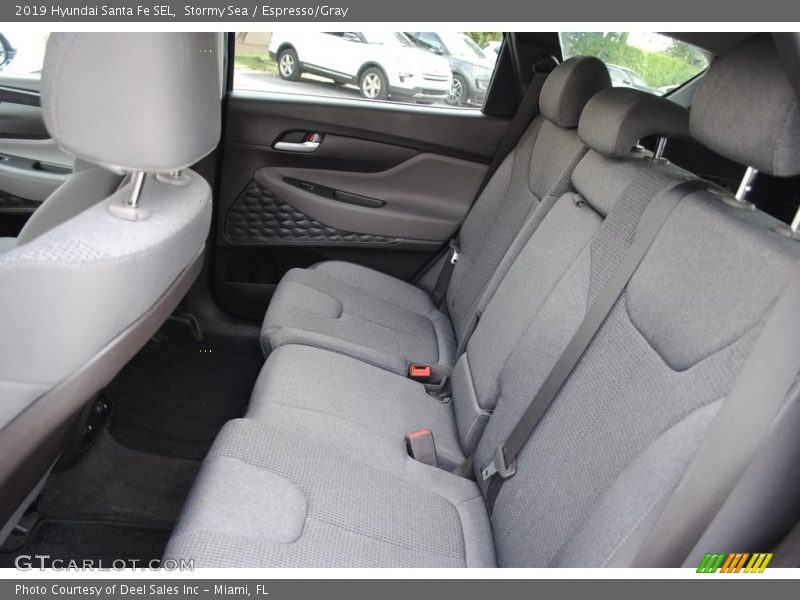 Stormy Sea / Espresso/Gray 2019 Hyundai Santa Fe SEL