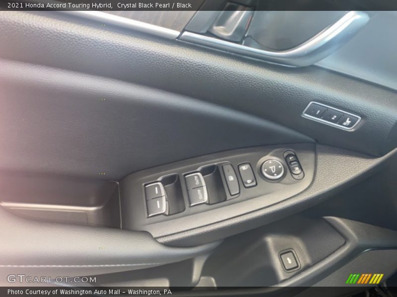 Crystal Black Pearl / Black 2021 Honda Accord Touring Hybrid