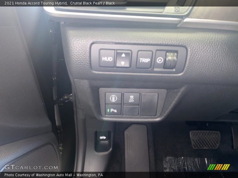Crystal Black Pearl / Black 2021 Honda Accord Touring Hybrid