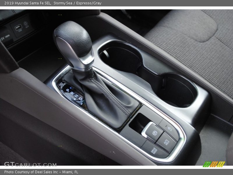 Stormy Sea / Espresso/Gray 2019 Hyundai Santa Fe SEL