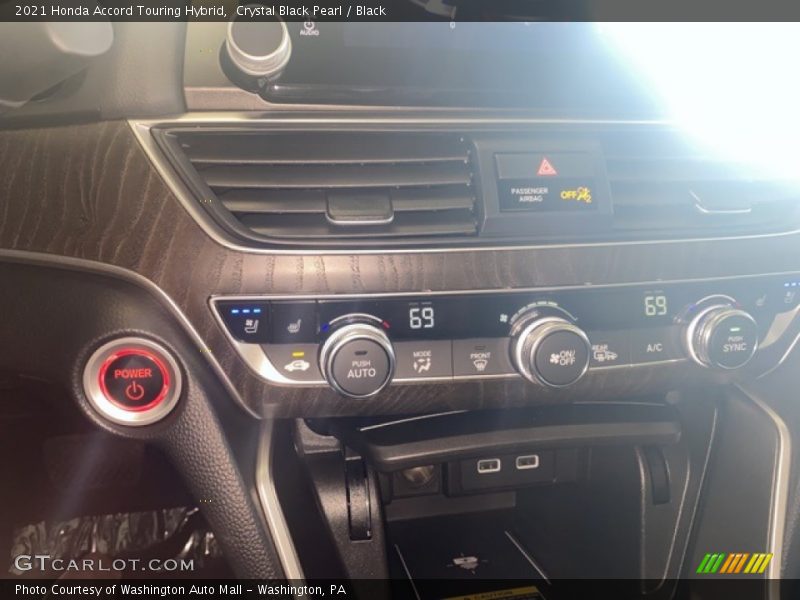 Crystal Black Pearl / Black 2021 Honda Accord Touring Hybrid