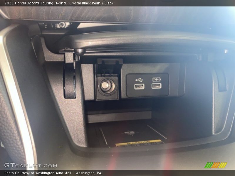 Crystal Black Pearl / Black 2021 Honda Accord Touring Hybrid