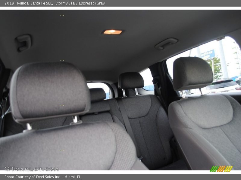 Stormy Sea / Espresso/Gray 2019 Hyundai Santa Fe SEL
