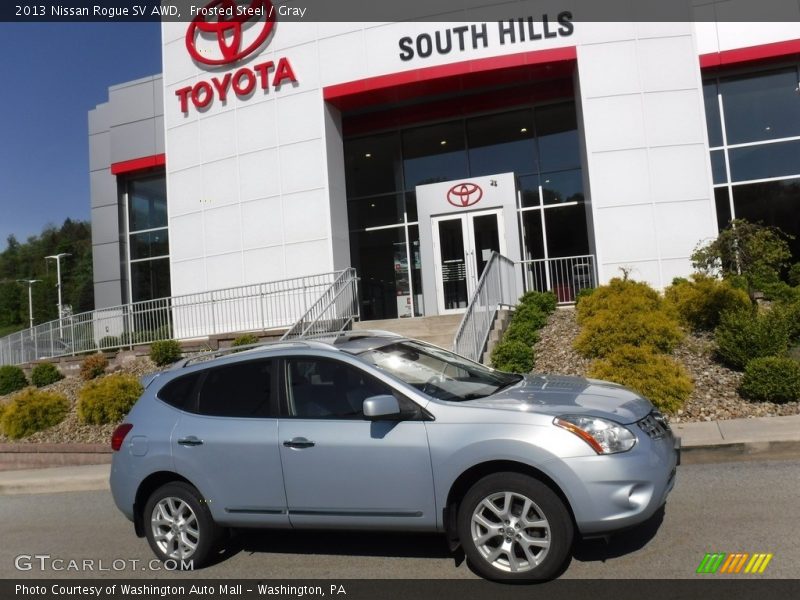Frosted Steel / Gray 2013 Nissan Rogue SV AWD