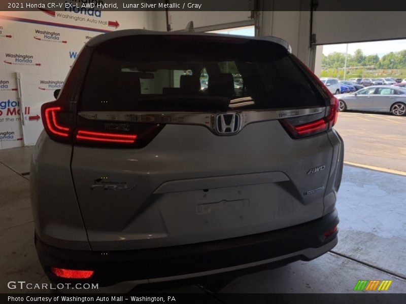 Lunar Silver Metallic / Gray 2021 Honda CR-V EX-L AWD Hybrid