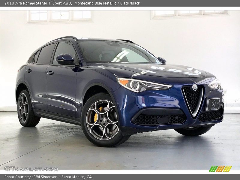  2018 Stelvio Ti Sport AWD Montecarlo Blue Metallic