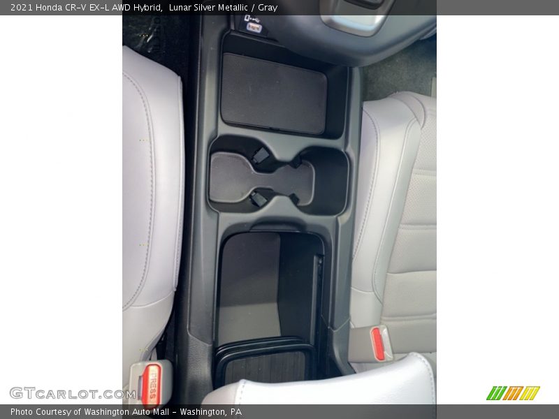 Lunar Silver Metallic / Gray 2021 Honda CR-V EX-L AWD Hybrid