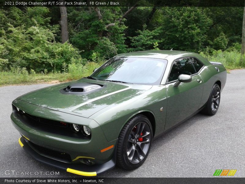 F8 Green / Black 2021 Dodge Challenger R/T Scat Pack Shaker