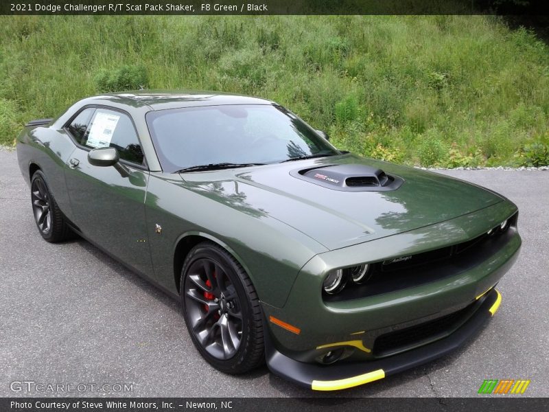 Front 3/4 View of 2021 Challenger R/T Scat Pack Shaker