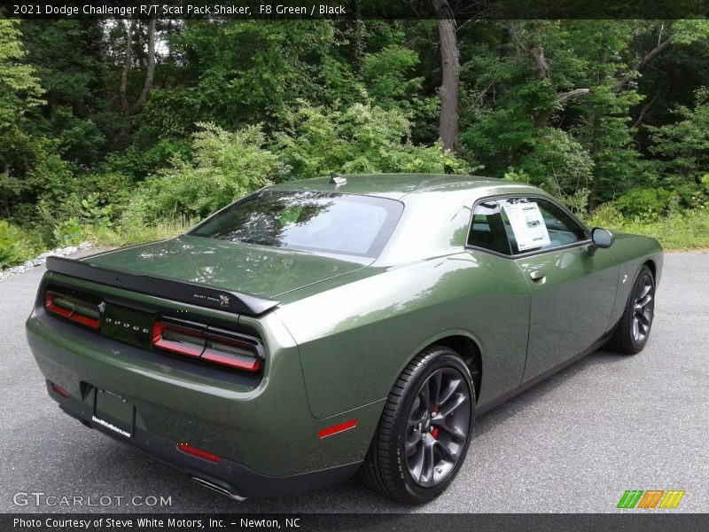 F8 Green / Black 2021 Dodge Challenger R/T Scat Pack Shaker