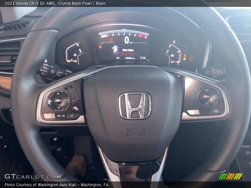 Crystal Black Pearl / Black 2021 Honda CR-V EX AWD